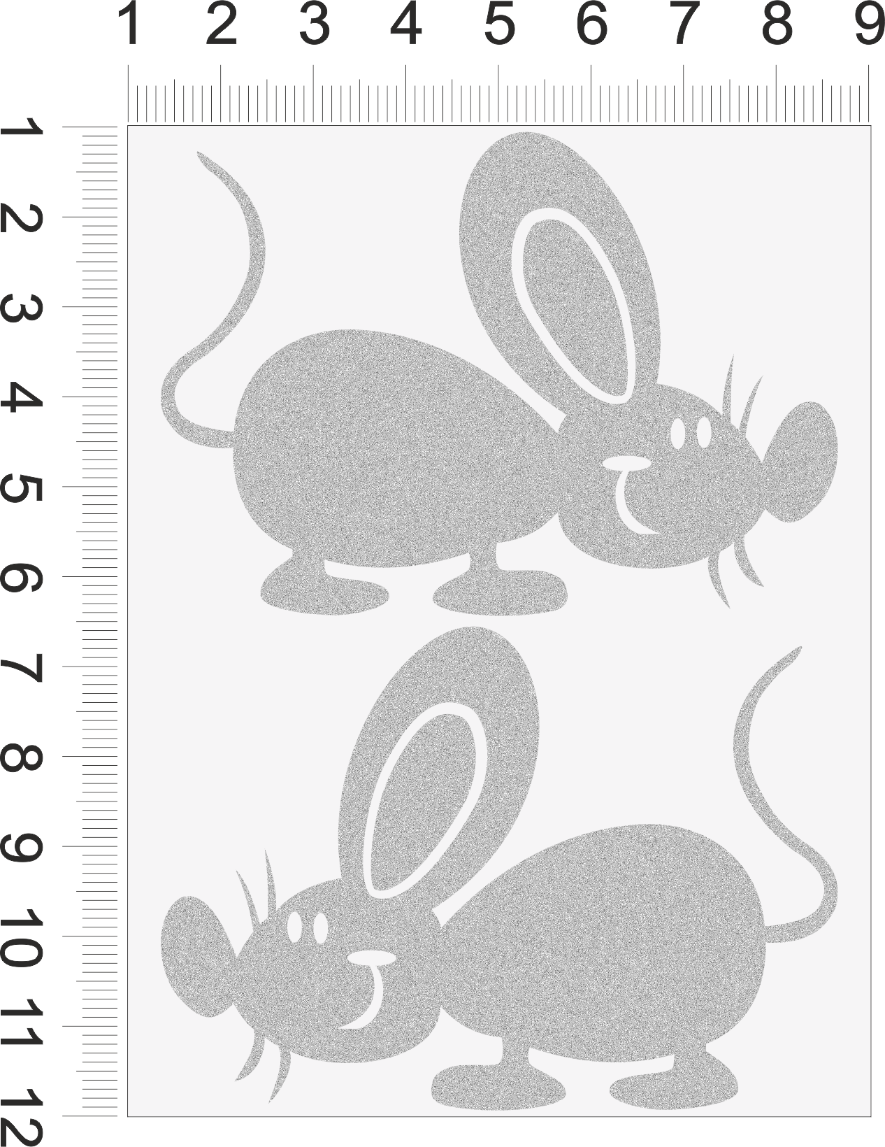 Reflexné nažehľovačky Myš 2