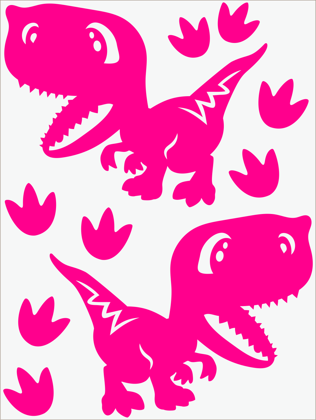 Dino IV neon ružový