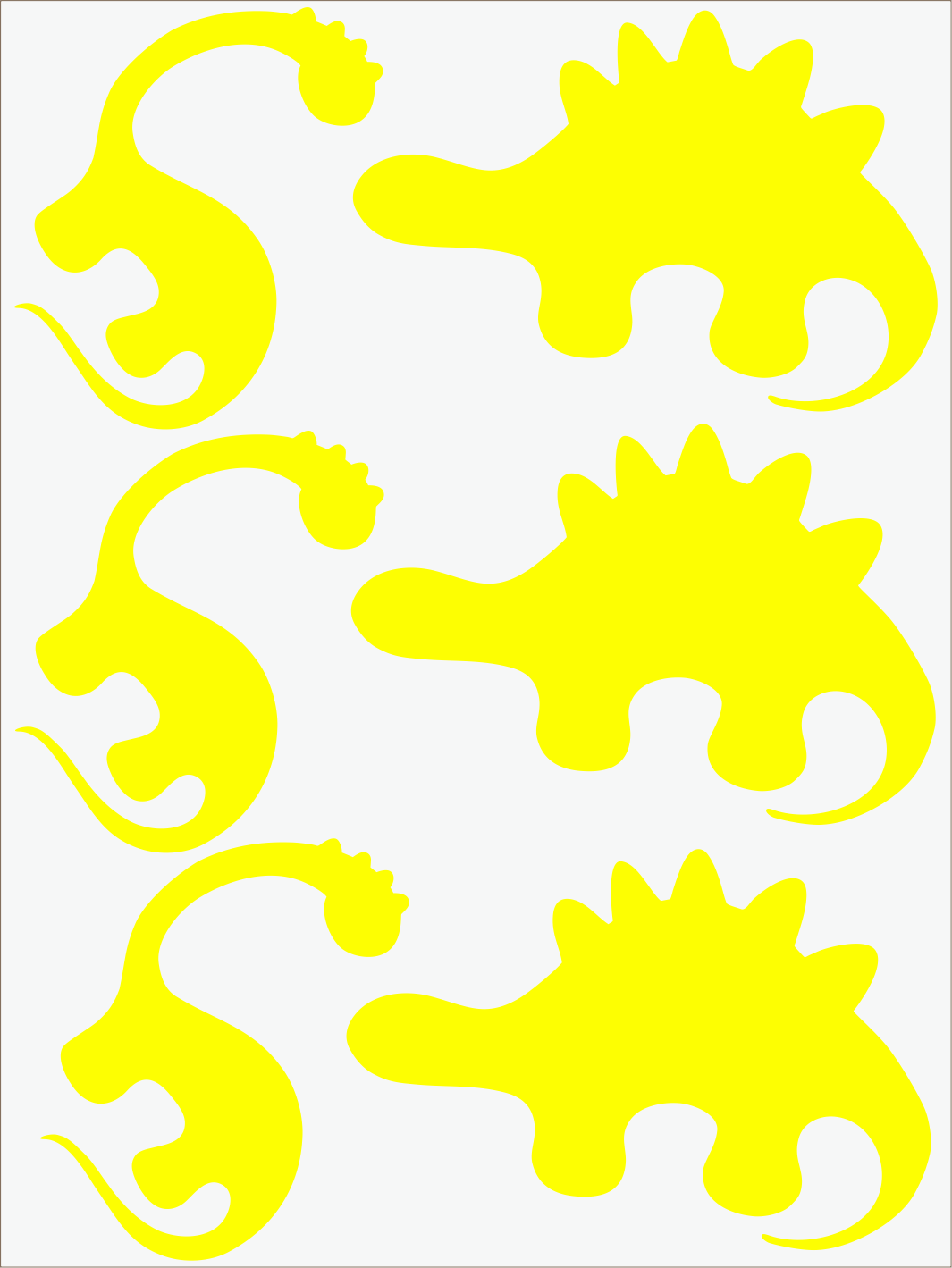 Dino II neon žltý