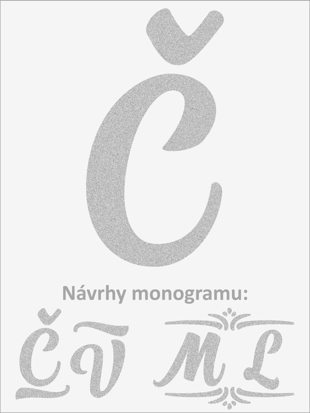 Písmeno C font1
