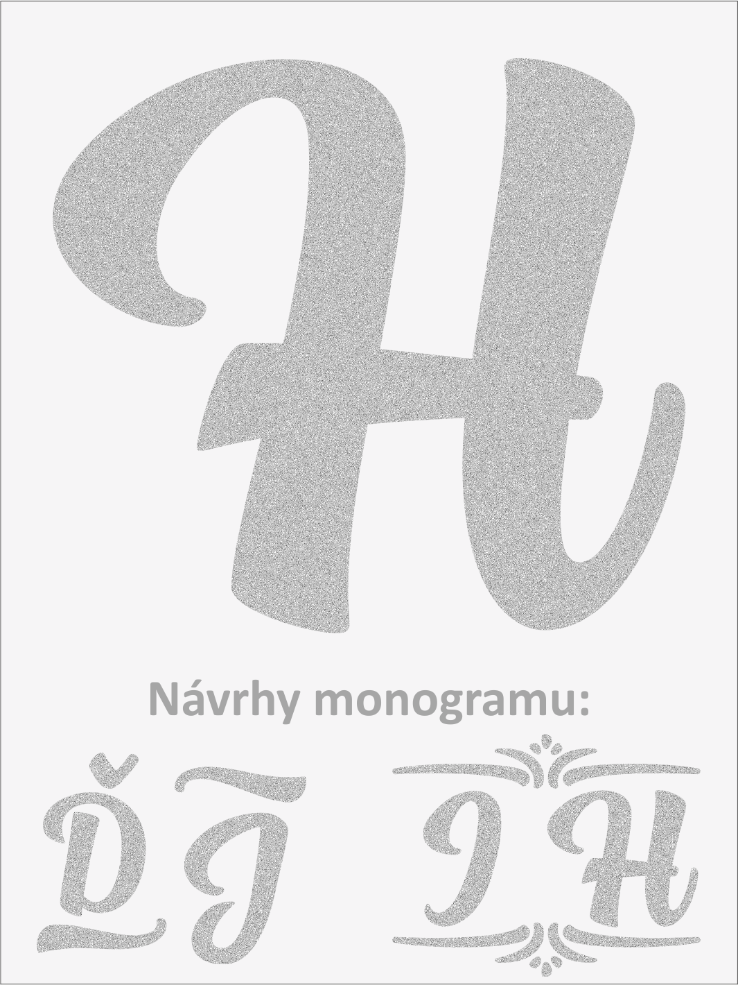 Písmeno H font1