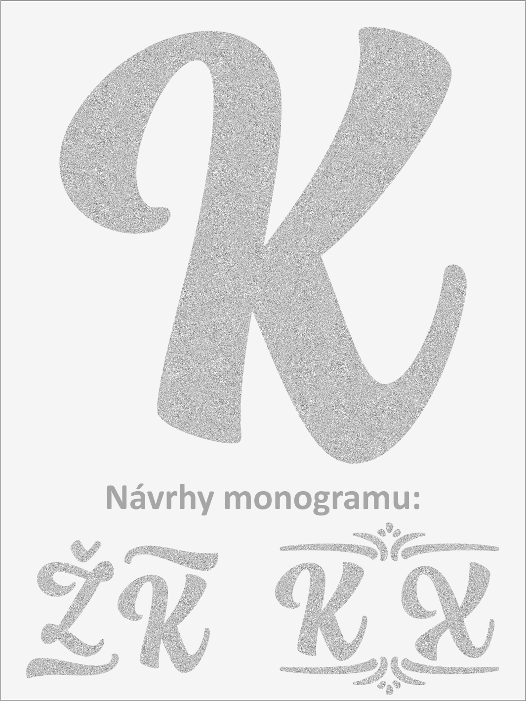 Písmeno K font1