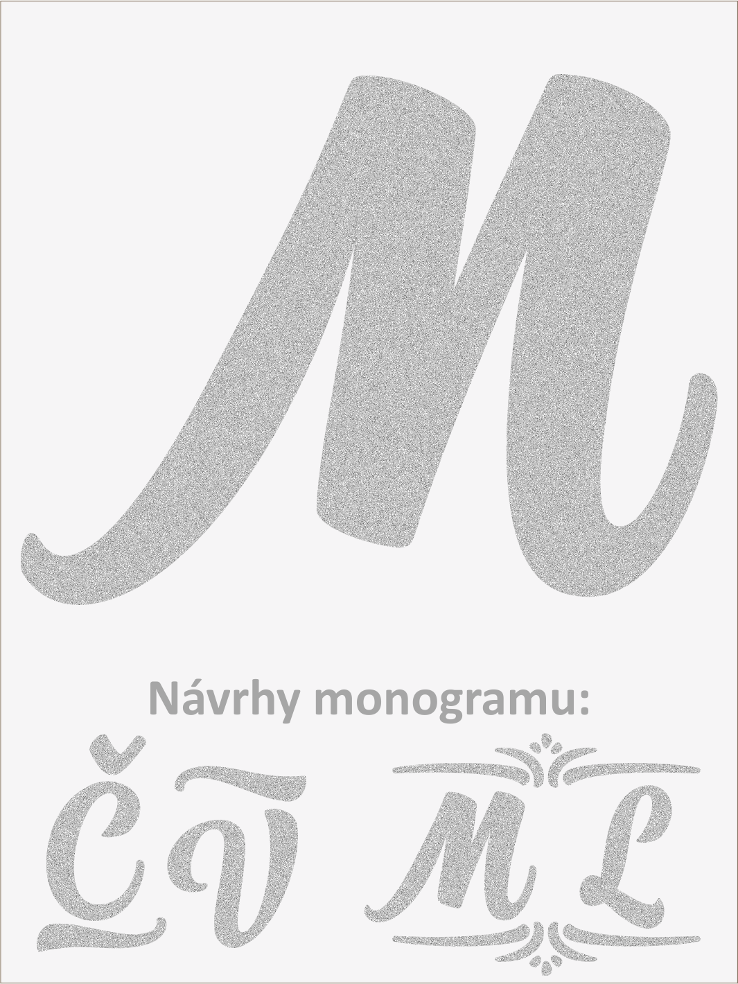 Písmeno M font1
